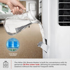 Milex 20 L Room/Personal Air Cooler  (White, 20L Breeze Master)