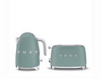 Smeg Retro Combo - 1.7 Litre 3D Logo Kettle Plus 2 Slice Toaster- Pink