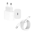 25W USB-C Fast Charging Adapter and Lightning Cable Compatible With Iphones