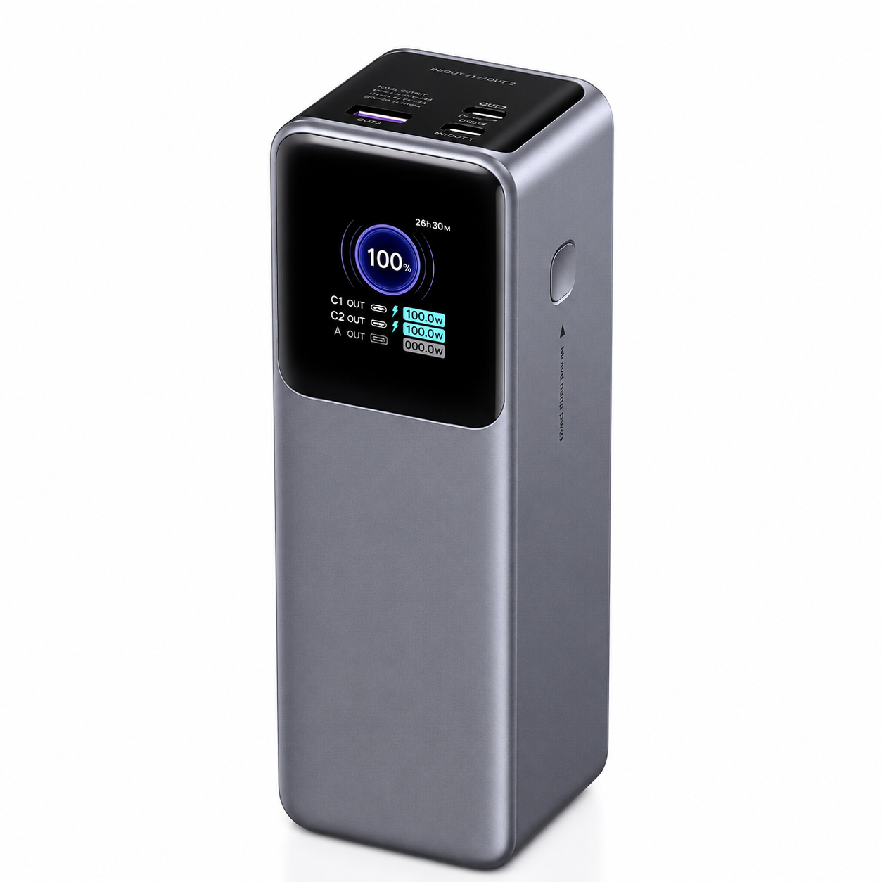 25000Mah PD 200W Power bank Grey Laptop Power Bank