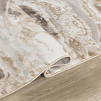 Elit Hole Beige Brown Rug