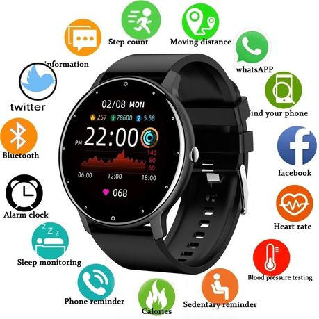 Smart Watch with Multiple Sports Modes, Blood Pressure, Heart Rate Monitor