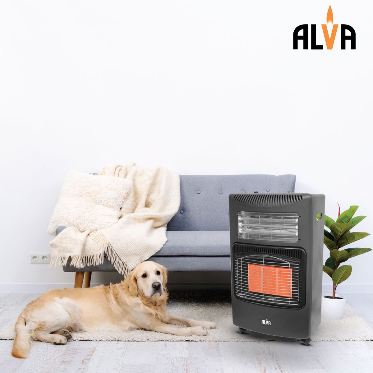 ALVA - Infrared Radiant Gas & Electric Dual Indoor Heater