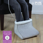 PURE PLEASURE Electric Heated Foot Warmer | 4 Heat Settings