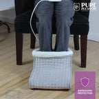 PURE PLEASURE Electric Heated Foot Warmer | 4 Heat Settings