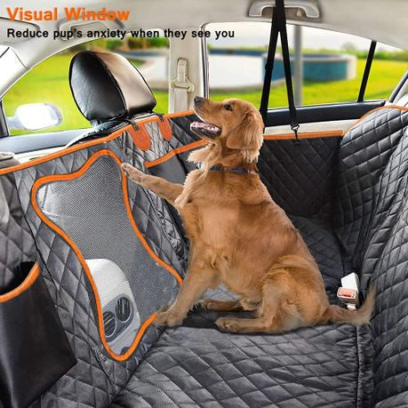 A-PET Pet Car Seat Cover - Rear Seat or Hammock Style - Universal Size