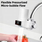 Digital Tap Water Filter - UV Sterilizer & Temperature Display Purifier