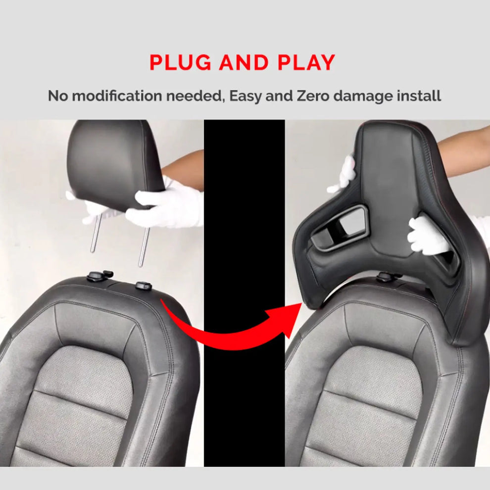 Car headrest conversion