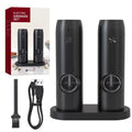 Rechargeable Electric Grinder for Pink Salt, Pepper, and Flaxseeds Wireless