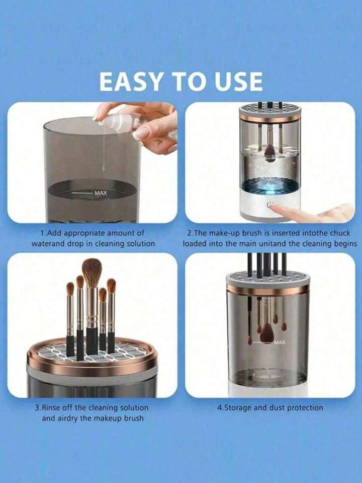Electric Makeup Brush Cleaner Machine