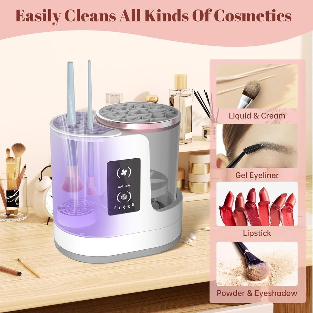 3 in 1 Electric Makeup Brush Cleaner, Brush Cleaner, Portable
