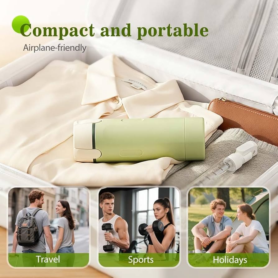 4 in 1 Travel Dispenser, 4 Pack 30ML Travel Bottles for Toiletries, Leak Proof Travel Size Containers, Portable Containers for Shampoo Lotion Conditioner Cream (White)