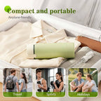 4 in 1 Travel Dispenser, 4 Pack 30ML Travel Bottles for Toiletries, Leak Proof Travel Size Containers, Portable Containers for Shampoo Lotion Conditioner Cream (White)