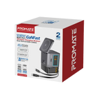 Promate PowerSync-105 105W Charging Station with Dual Retractable Cables