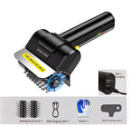 Electric Grill Brush, Dual Safety Lock 304 SS Waterproof Head, Splash-Proof