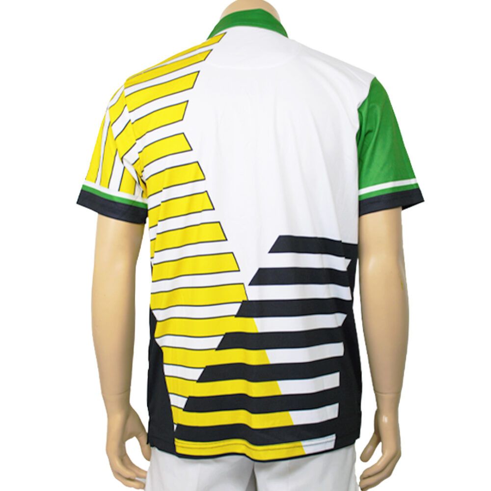 Bafana Bafana  Heritage Short Sleeve Golfer - White