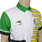 Bafana Bafana  Heritage Short Sleeve Golfer - White