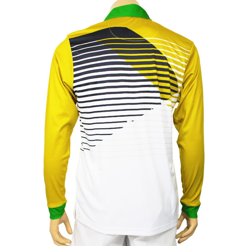 Bafana Bafana Heritage Long Sleeve Golfer - White