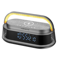 Volkano Awaken Series Wireless Charging Alarm Clock Speaker