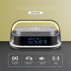 Volkano Awaken Series Wireless Charging Alarm Clock Speaker