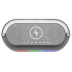 Volkano Awaken Series Wireless Charging Alarm Clock Speaker