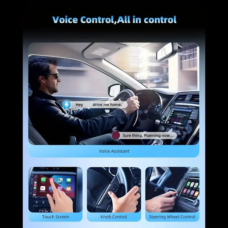 Wireless CarPlay and Android Auto Adapter Dongle