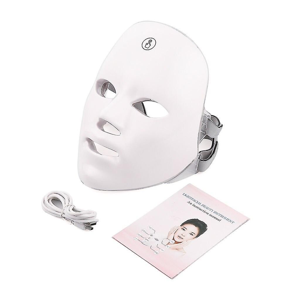 Usb Charge 7 Colors Led Facial Mask