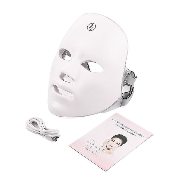 Usb Charge 7 Colors Led Facial Mask