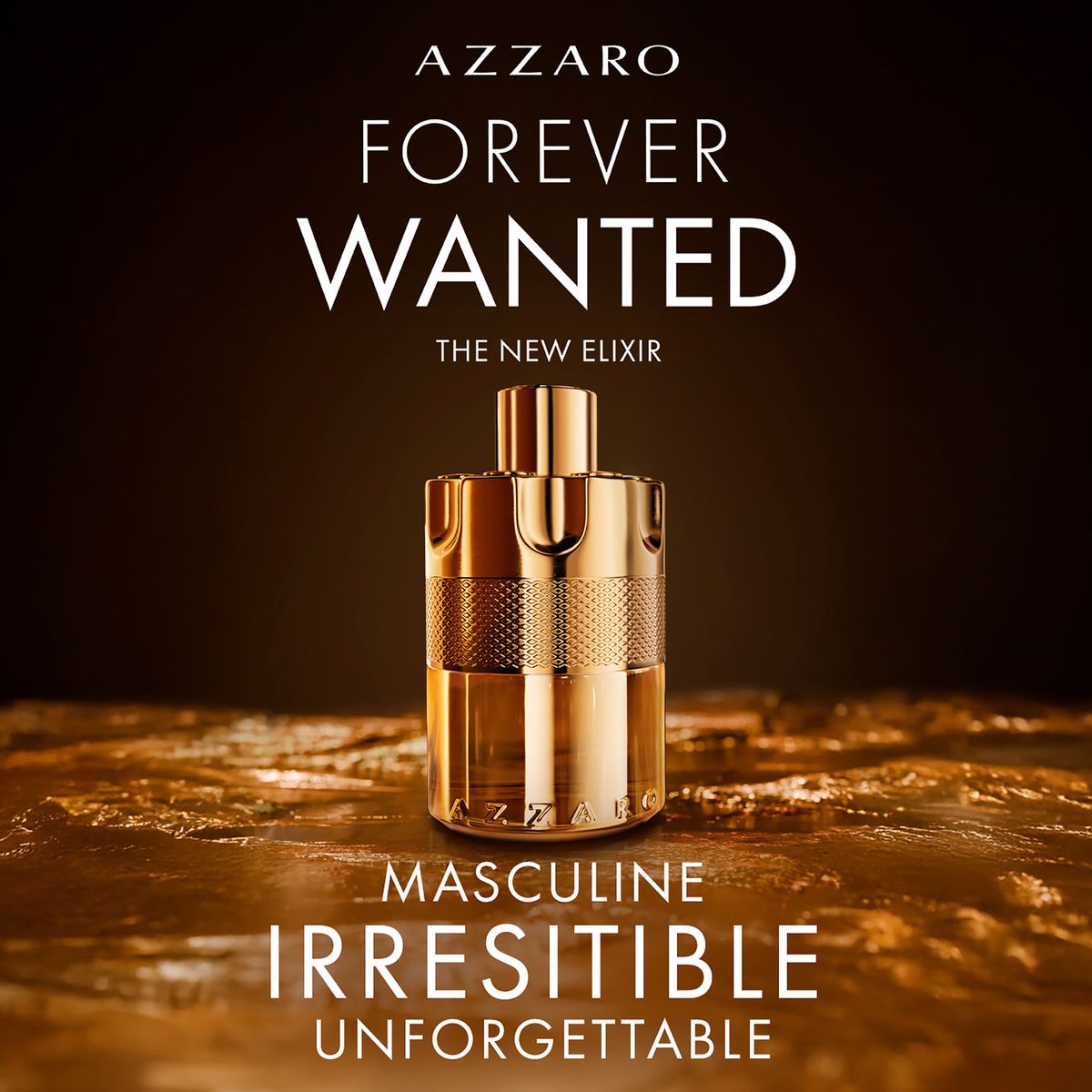 Azzaro Forever Wanted Elixir, Woody Mens Fragrance 100ml