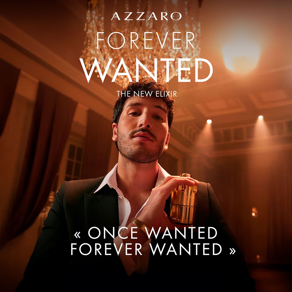 Azzaro Forever Wanted Elixir, Woody Mens Fragrance 100ml